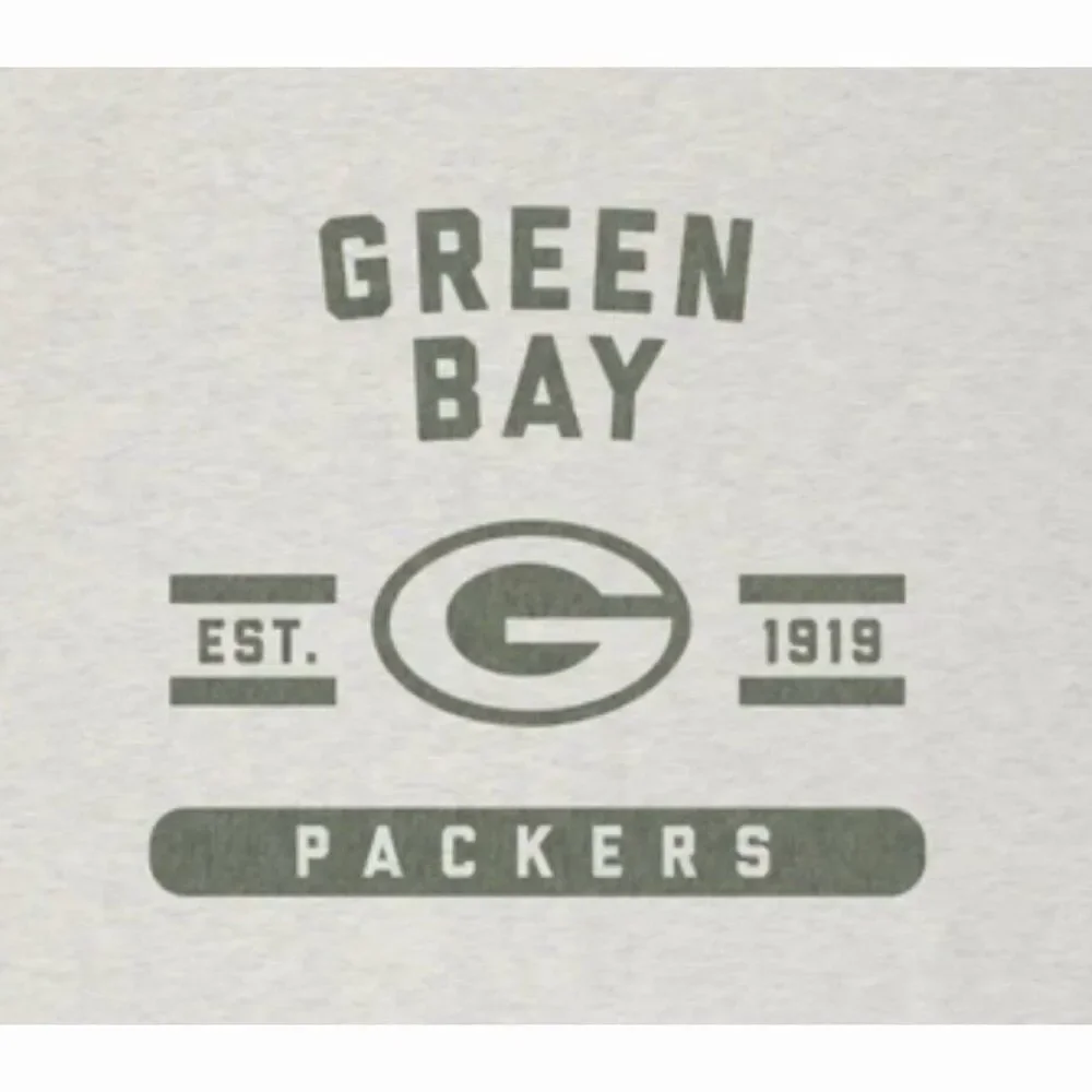 Green Bay Packers Throw Oatmeal Sweatshirt Blanket 54 X 84